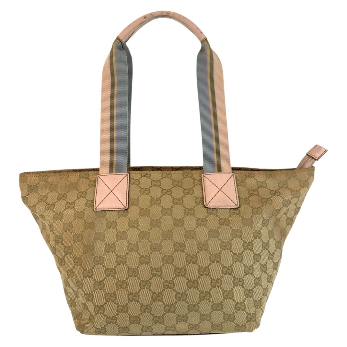 Gucci Sherry Line Beige Pink Gold GG Canvas Tote Shoulder — view 2