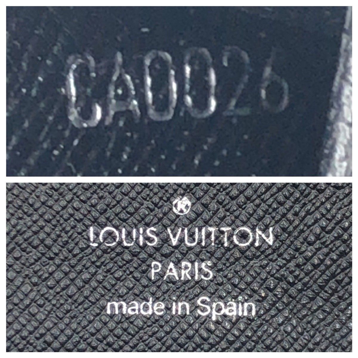 Louis Vuitton Epi Card Holder Cles Black Leather — view 3