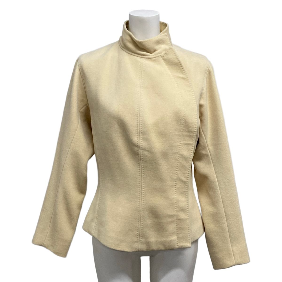 Hermes Jacket Ivory Angora
