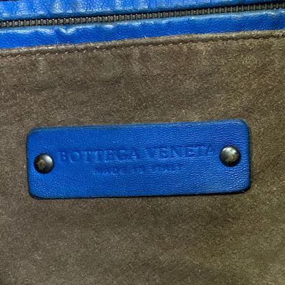 Bottega Veneta Handbag Intrecciato Blue Leather — view 8