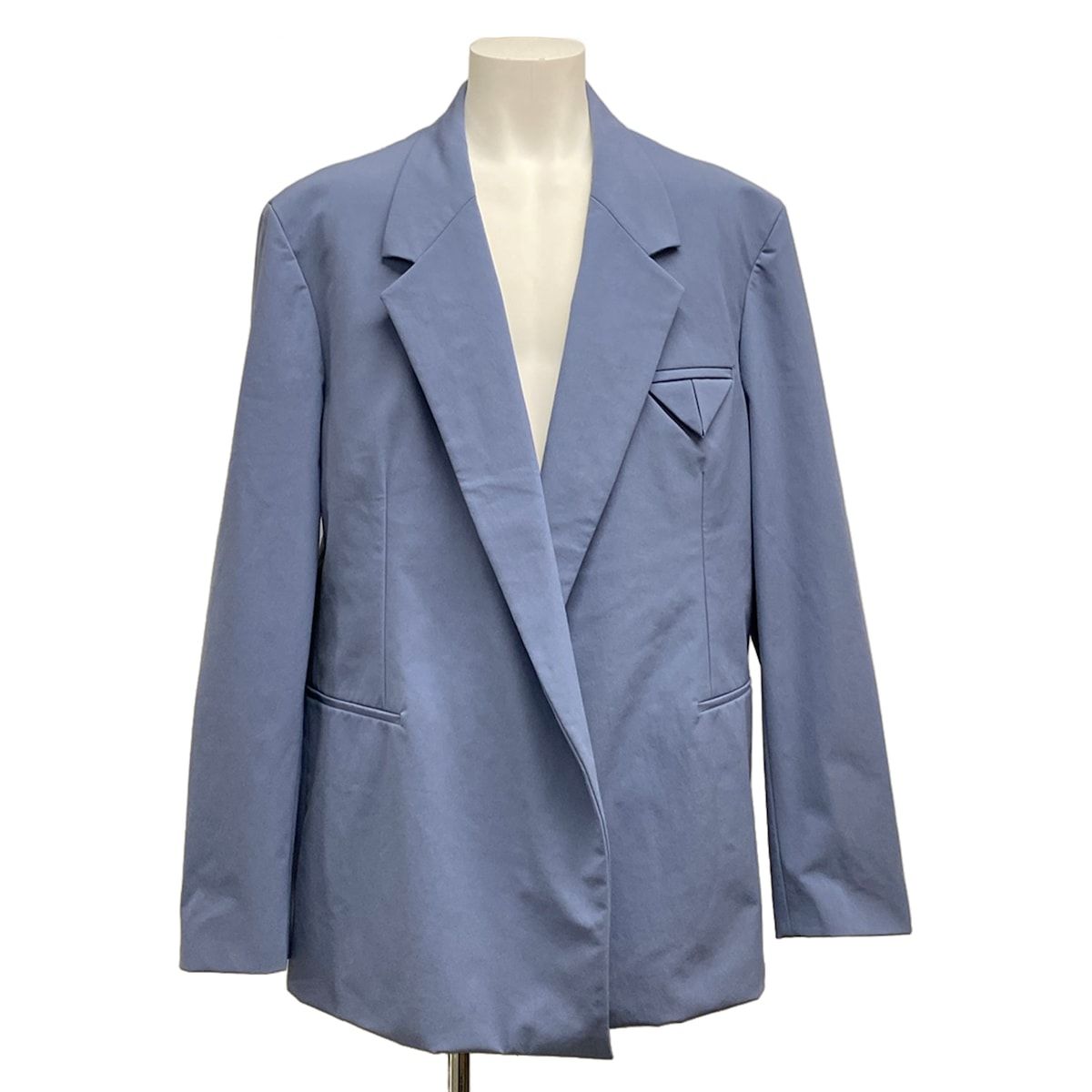Bottega Veneta Jacket Stretch Nylon Tailored Blazer Light Blue