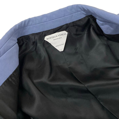 Bottega Veneta Jacket Stretch Nylon Tailored Blazer Light Blue — view 8
