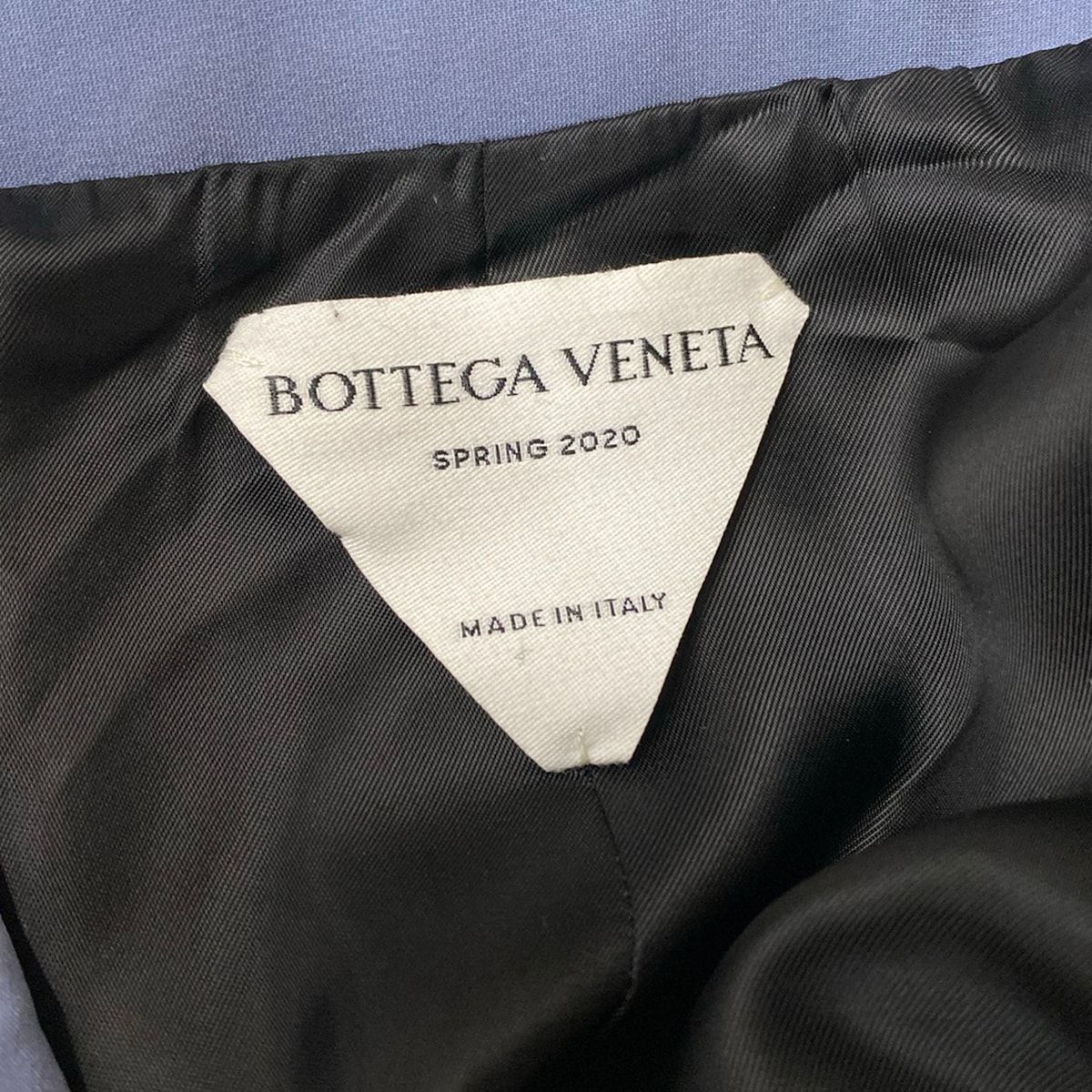 Bottega Veneta Jacket Stretch Nylon Tailored Blazer Light Blue — view 3