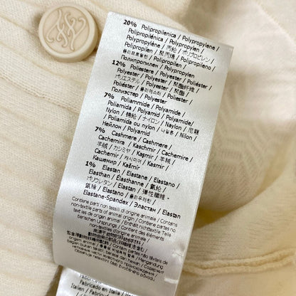 Fendi Cardigan Ivory Long Sleeve Wool — view 5