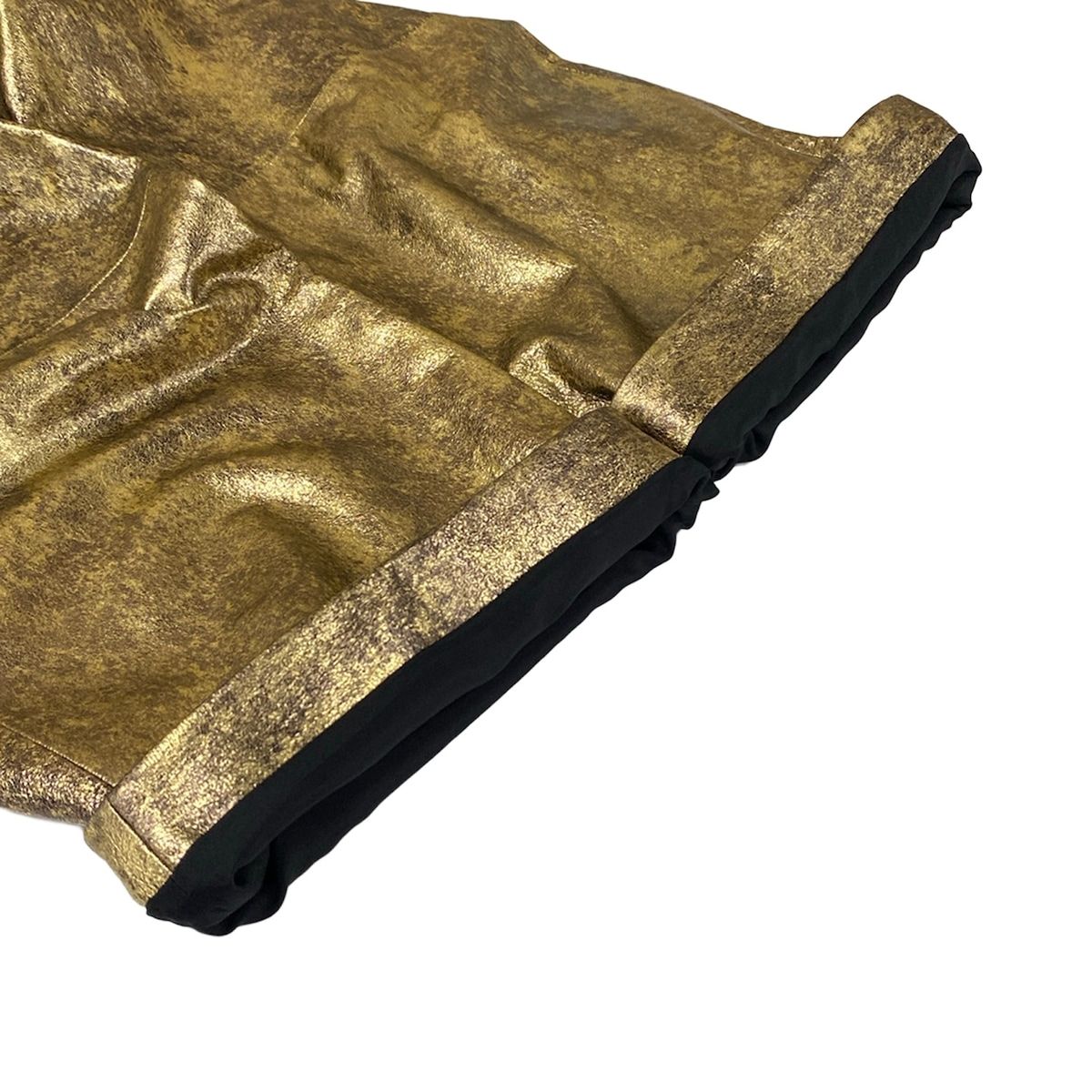 Chanel Pants Gold Full Length Lambskin Silk 34 — view 7