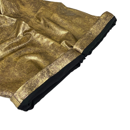 Chanel Pants Gold Full Length Lambskin Silk 34 — view 7