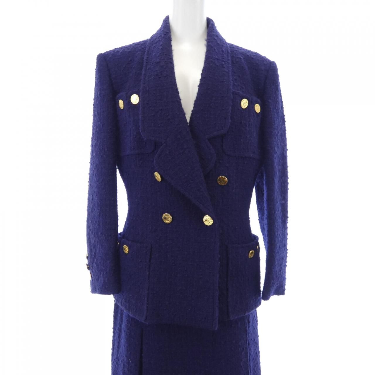 Chanel Vintage Suit Blue