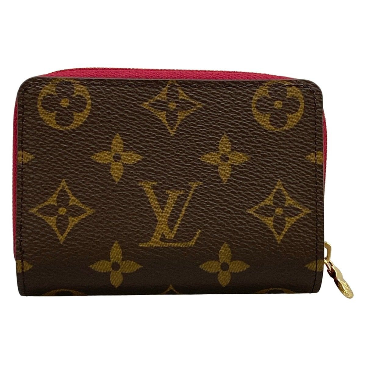 Louis Vuitton Bifold Wallet Monogram Portefeuille Lou Fuchsia