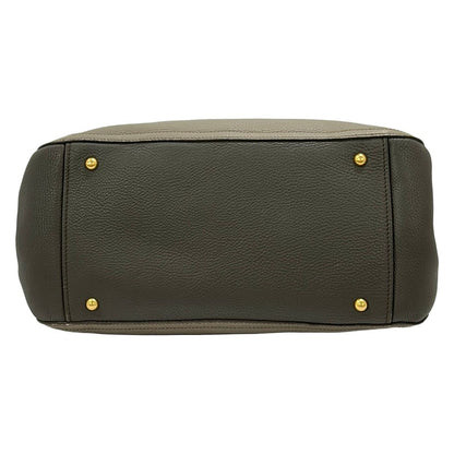 Miu Miu Handbag Vitello Caribe Light Gray Leather — view 5