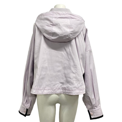 Fendi Jacket Light Purple Black Long Sleeve Zucchini Short Length Spring Fall — view 2
