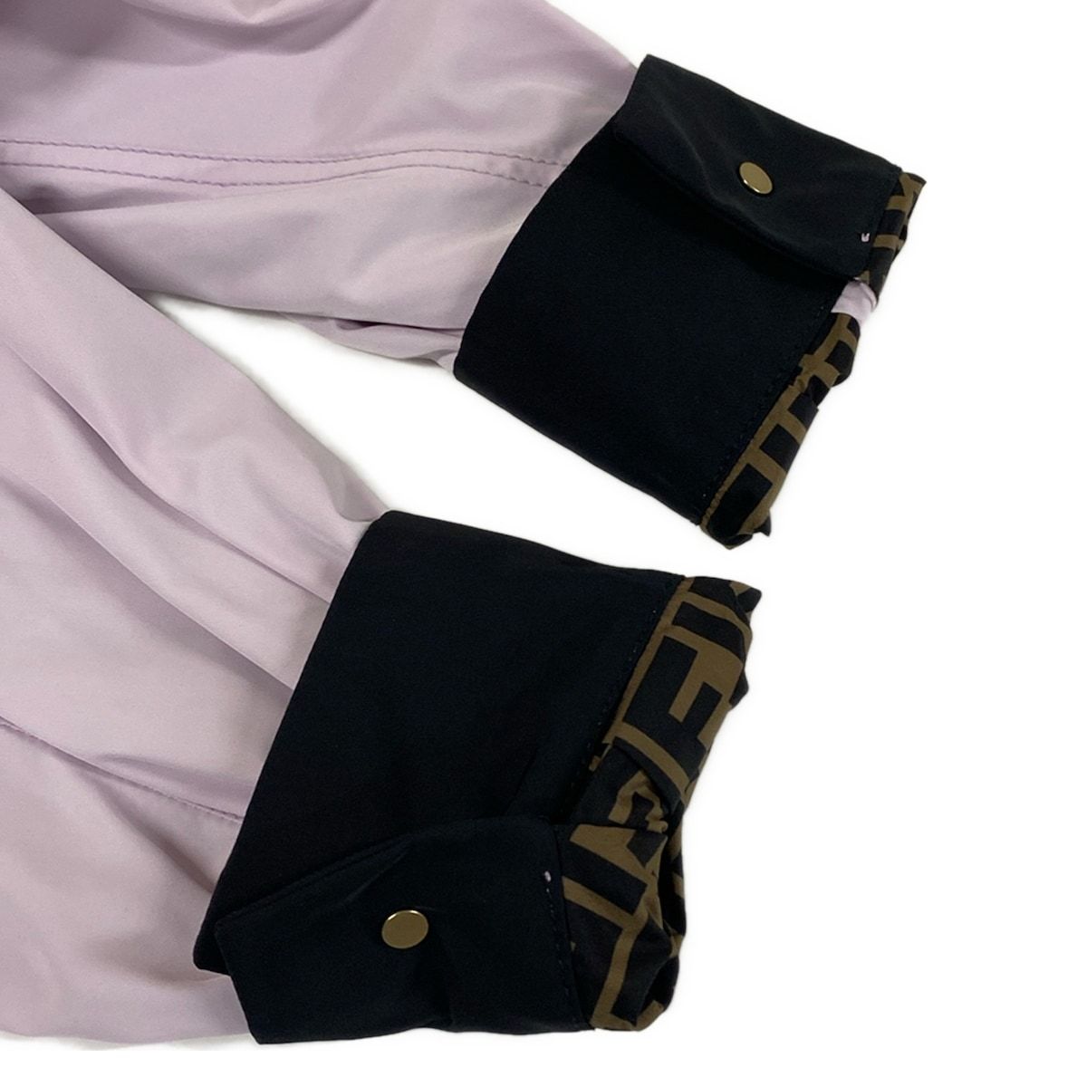 Fendi Jacket Light Purple Black Long Sleeve Zucchini Short Length Spring Fall — view 7
