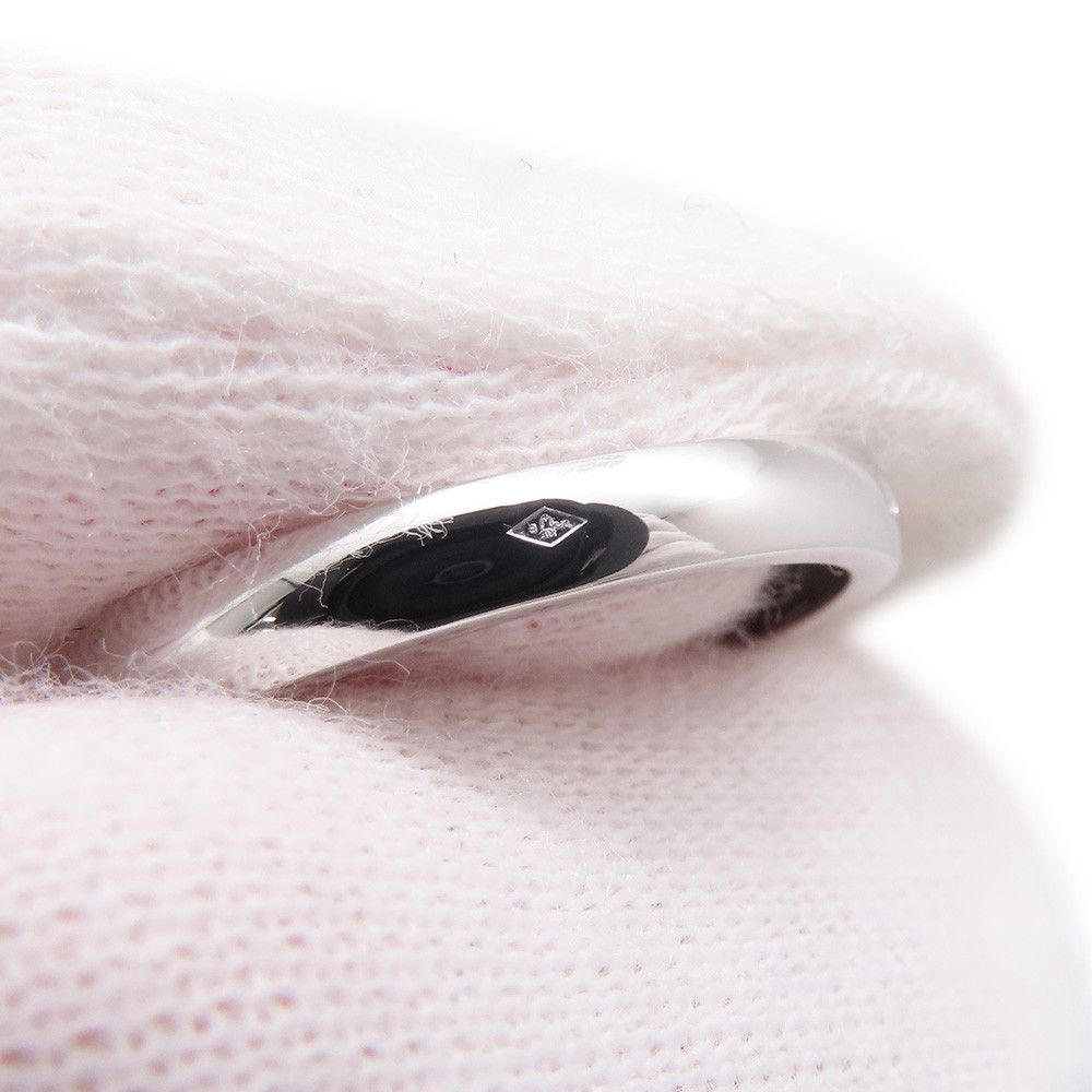Van Cleef & Arpels Ring Vintage Alhambra Guilloche 18K White Gold — view 8