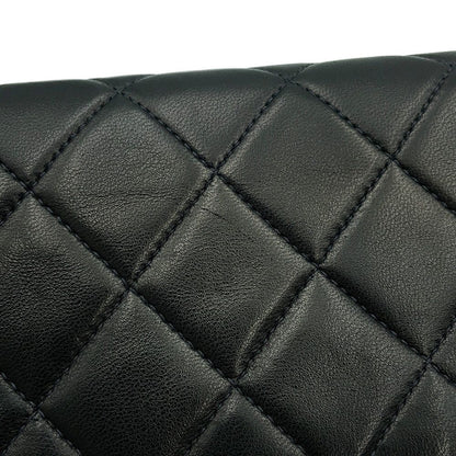 Chanel Chain Shoulder Bag Quilted 20 CC Logo Mini Lambskin Single Black — view 6