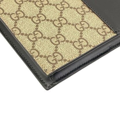 Gucci Clutch GG Plus Supreme Eden Strap Gray Beige Black Multi Leather — view 6