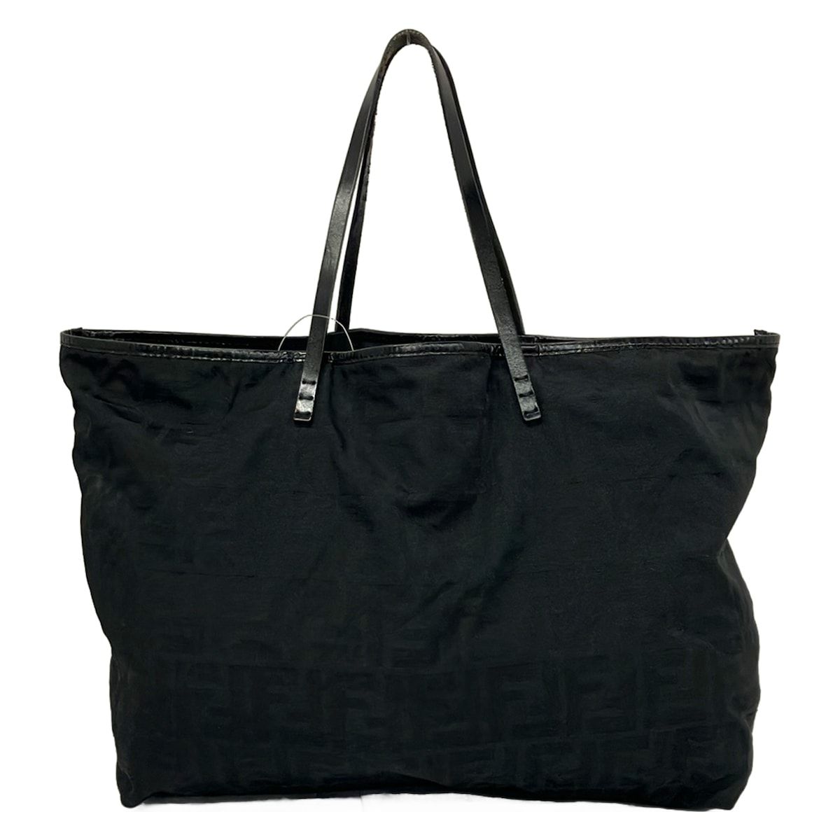 Fendi Tote Roll Zukka Black Leather — view 3