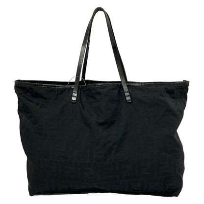 Fendi Tote Roll Zukka Black Leather — view 3