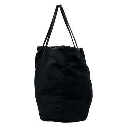 Fendi Tote Roll Zukka Black Leather — view 4