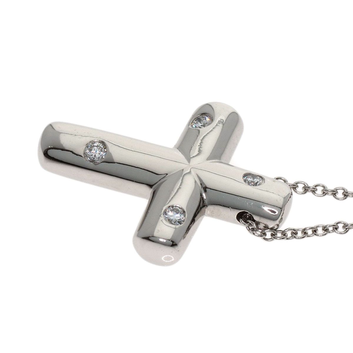Tiffany & Co cross Diamond Necklace — view 6