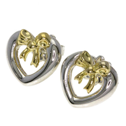Tiffany & Co Heart Bow Earrings 18K Yellow Gold
