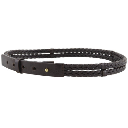 Gucci Mesh Leather Brown Belt — view 2