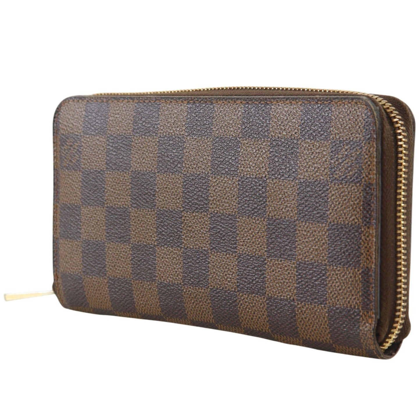 Louis Vuitton Zippy Wallet Damier Canvas Brown — view 2