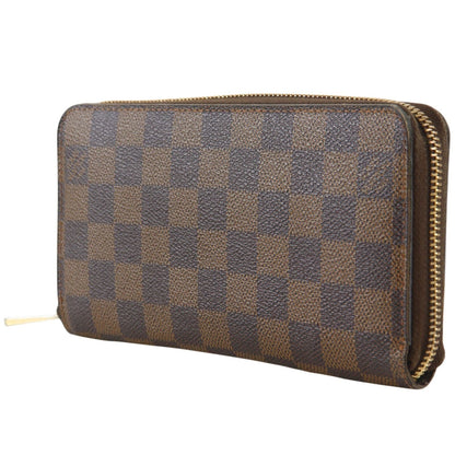 Louis Vuitton Zippy Wallet Damier Canvas Brown — view 2