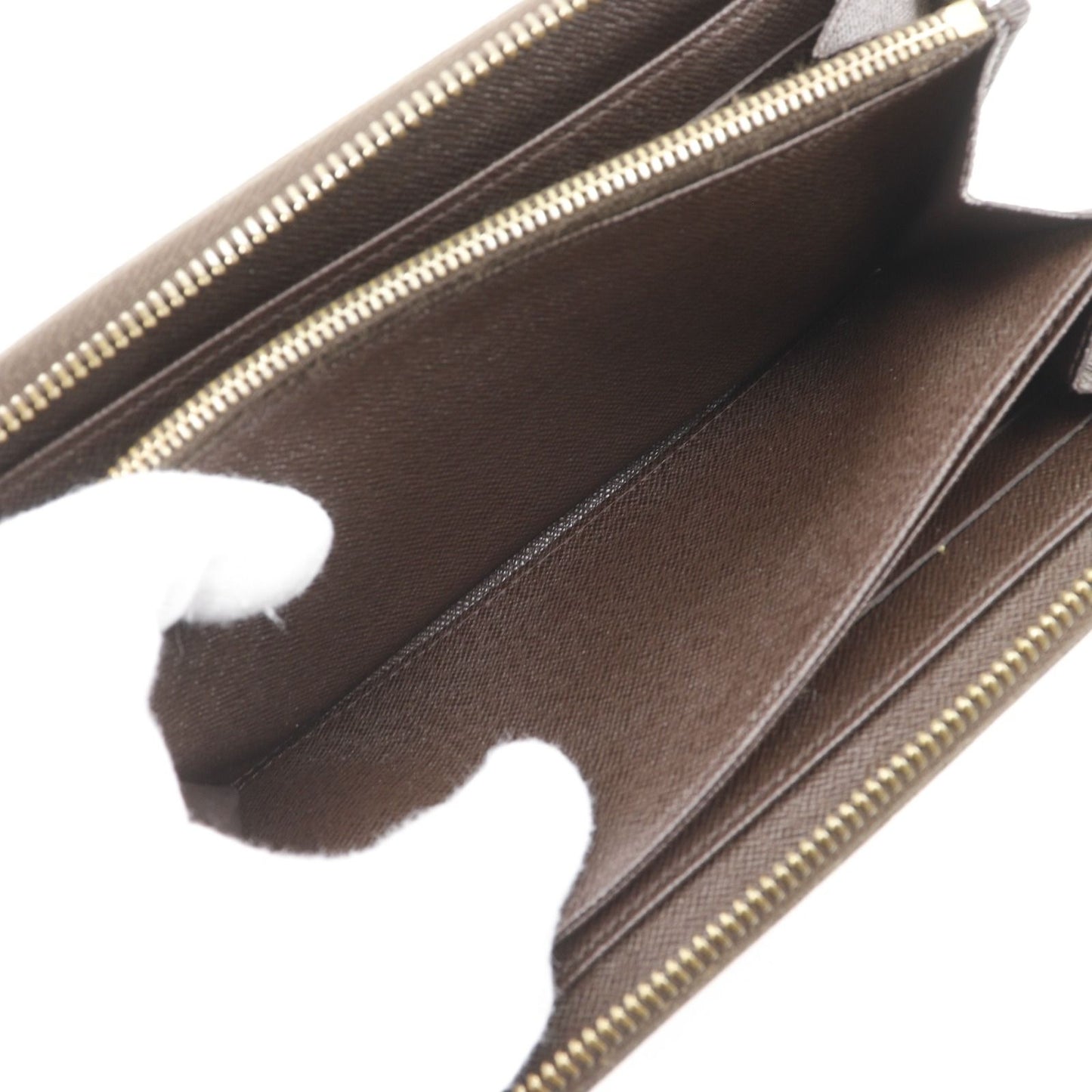 Louis Vuitton Zippy Wallet Damier Canvas Brown — view 8