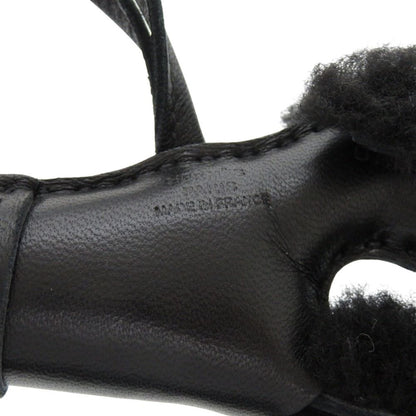 Hermes Buddy Thor Black Shearling Anumiro Bag Charm — view 4
