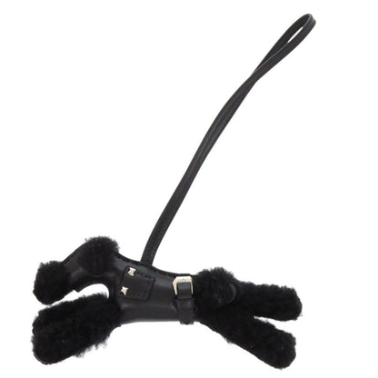 Hermes Buddy Thor Black Shearling Anumiro Bag Charm