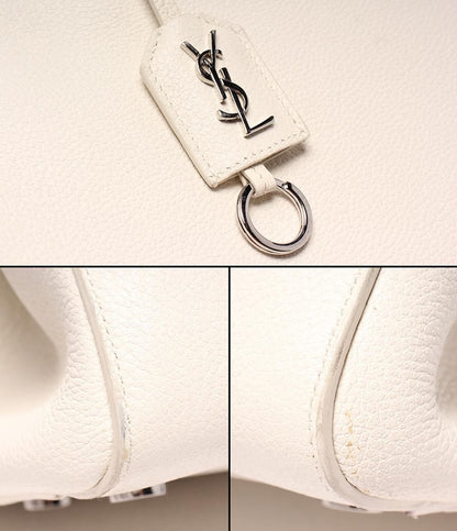 Saint Laurent Paris 2-Way Shoulder Bag Crossbody Cabas Rib Gauche — view 6