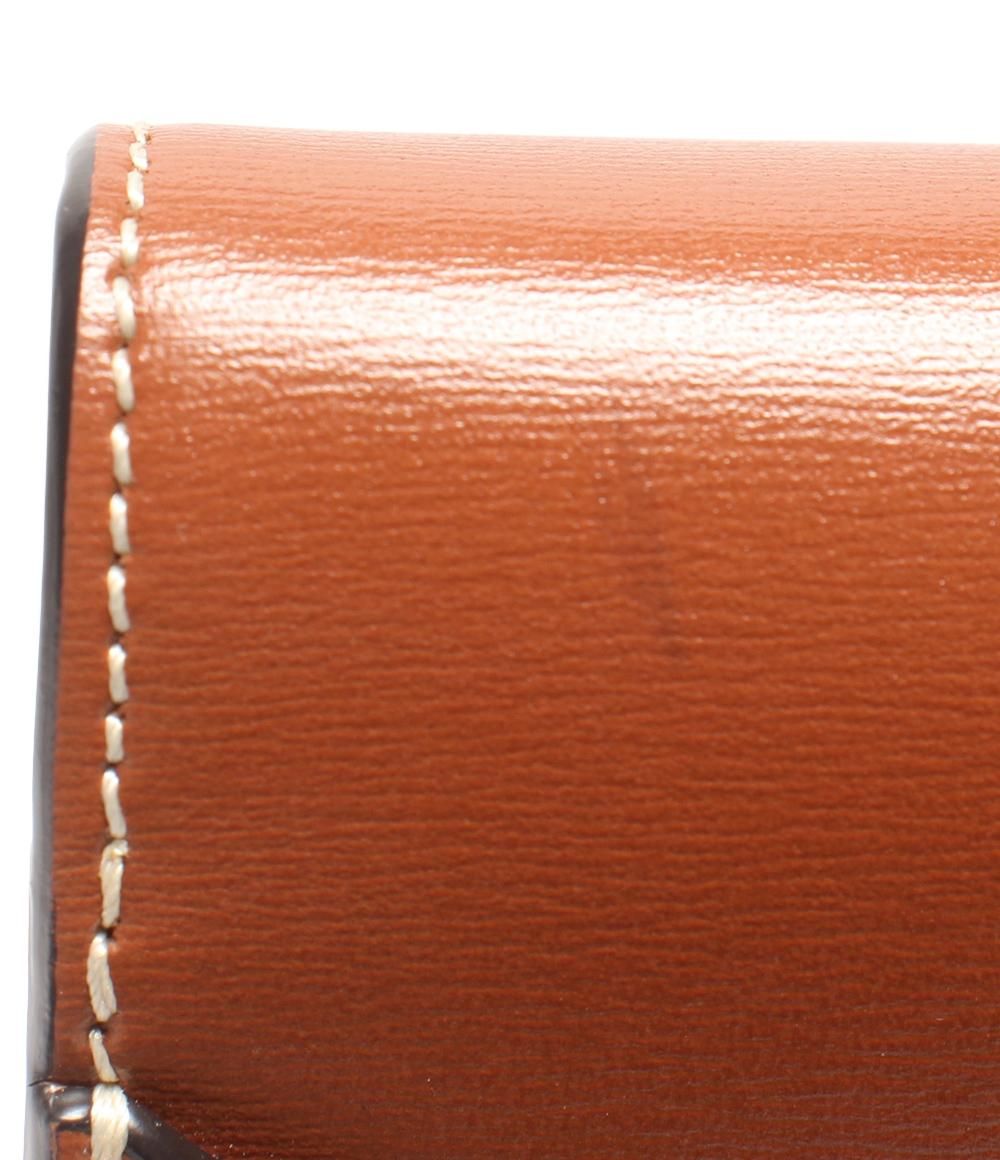 Celine Chain Shoulder Bag Crossbody Mobile Pouch Shiny Calfskin — view 7