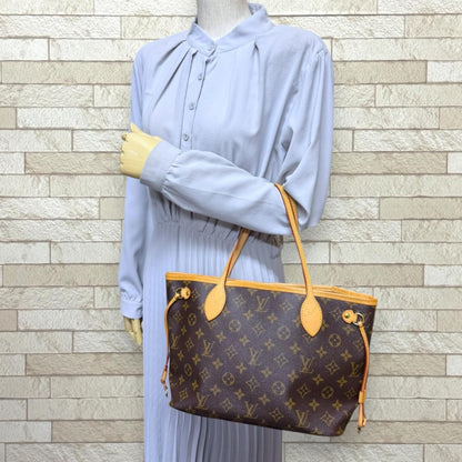Louis Vuitton Neverfull PM Monogram Tote Canvas Brown — view 2