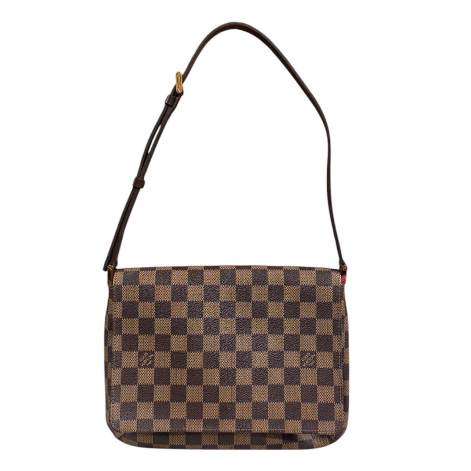 Louis Vuitton Musette Tango Damier Shoulder Bag Damiercanvas Brown Second