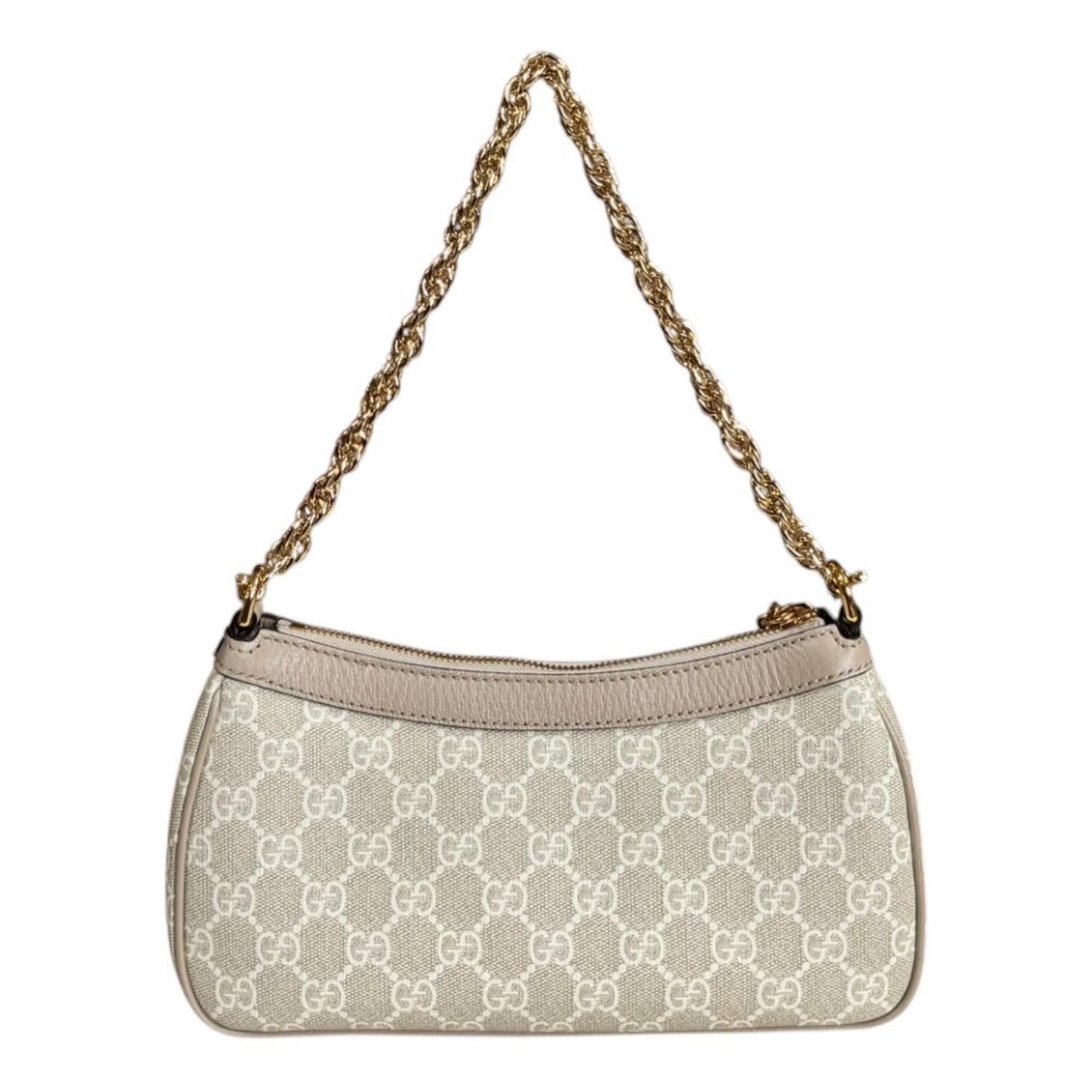 Gucci Small Ophidia Shoulder Bag GG Supremecanvas Beige Second — view 4