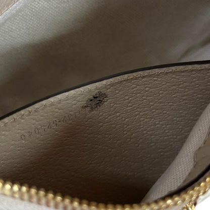 Gucci Small Ophidia Shoulder Bag GG Supremecanvas Beige Second — view 8
