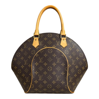 Louis Vuitton Ellipse MM Monogram Handbag Canvas Brown