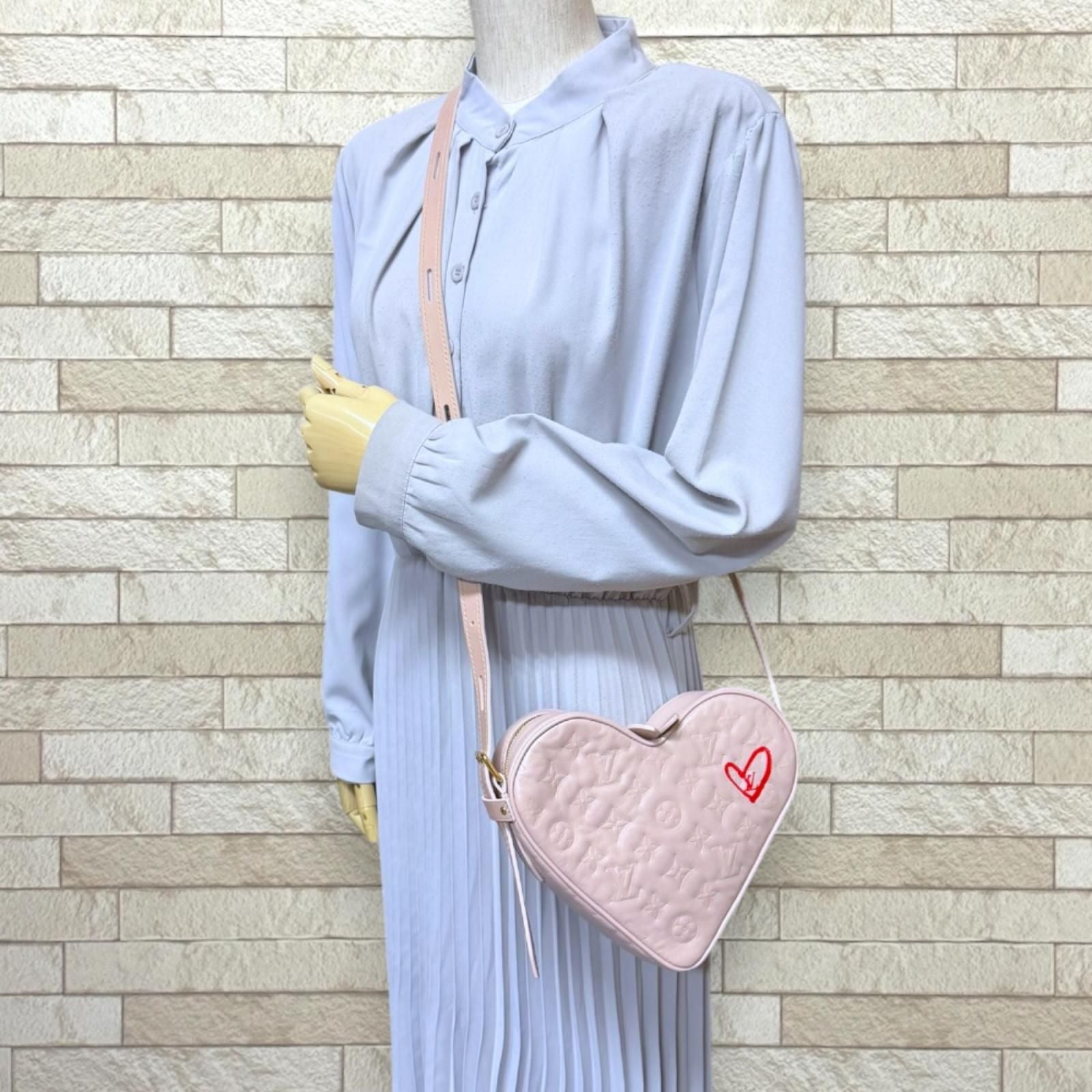 Louis Vuitton Sac Shoulder Bag Leather Pink Second — view 2