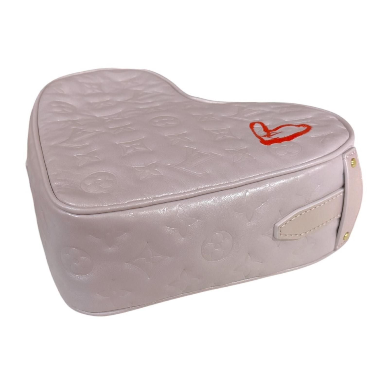 Louis Vuitton Sac Shoulder Bag Leather Pink Second — view 5