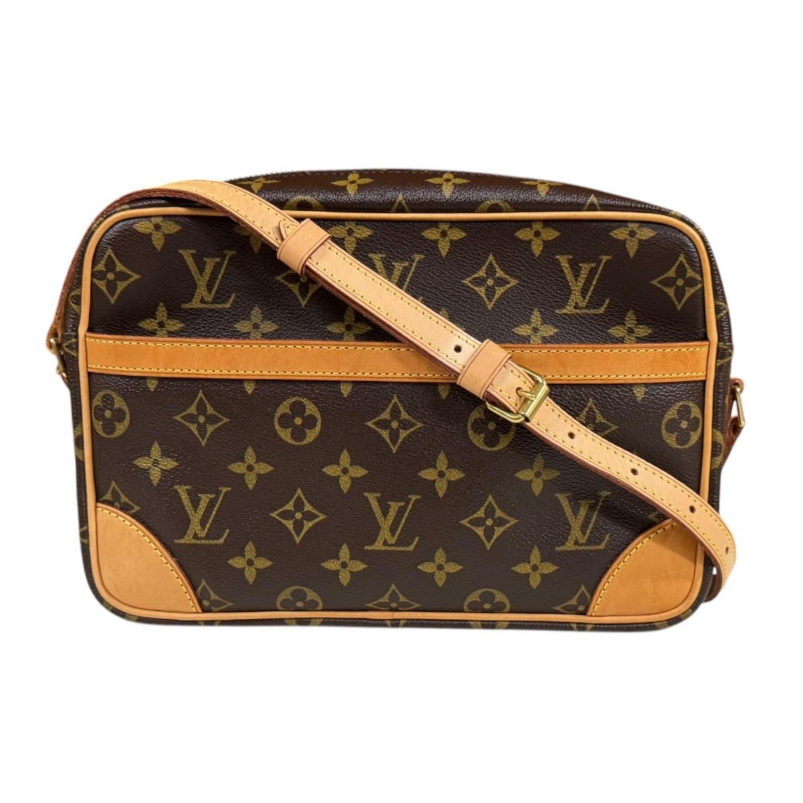Louis Vuitton Trocadero 27 Monogram Shoulder Bag Canvas Brown