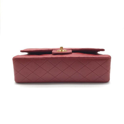 Chanel CC Logo Quilted Turnlock Double Flap Leather Chain Shoulder Bag — view 3