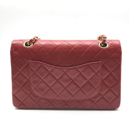 Chanel CC Logo Quilted Turnlock Double Flap Leather Chain Shoulder Bag — view 2