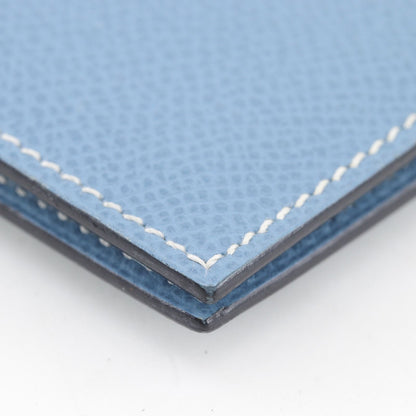 Hermes Bearn Classic Veau Epsom Light Blue I Wallet — view 4