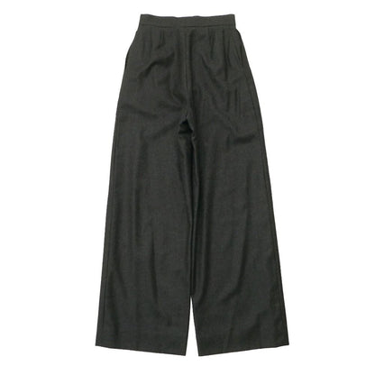 Chanel Vintage Pants 38 CC Logo Button High Waist Wide Trousers — view 2