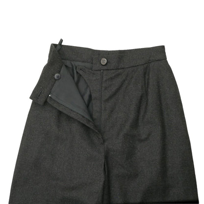 Chanel Vintage Pants 38 CC Logo Button High Waist Wide Trousers — view 3