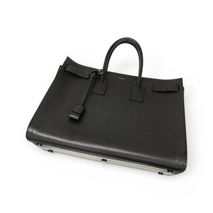 Saint Laurent Sac Tote Black Large Handbag — view 5