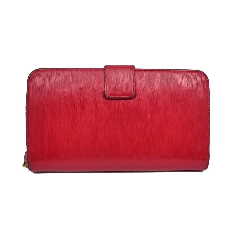 Prada Wallet Red Gold — view 2
