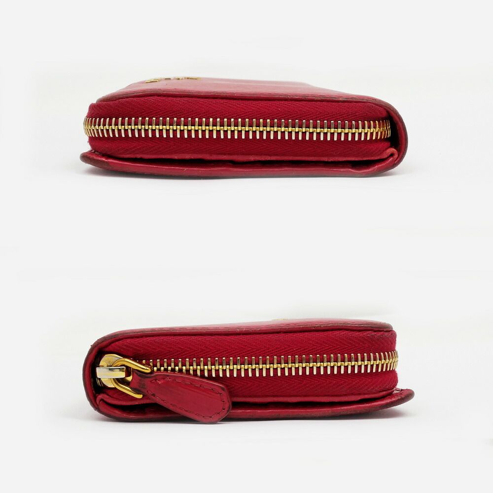 Prada Wallet Red Gold — view 3