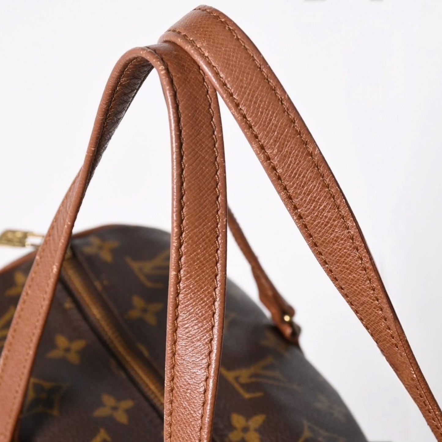 Louis Vuitton Papillon 30 GM Handbag Monogram Gold Tube Shape — view 4