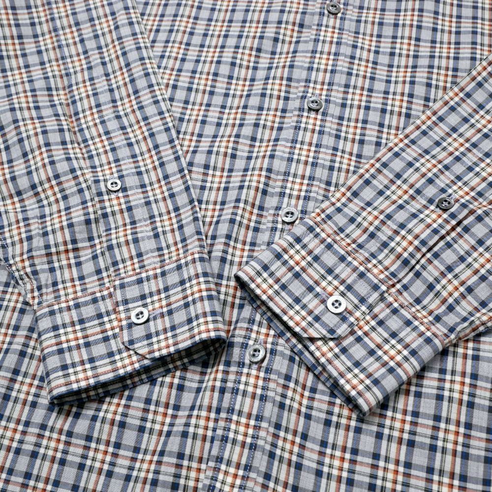 Gucci Slim Long Sleeve Shirt 39 15.5 Check — view 3