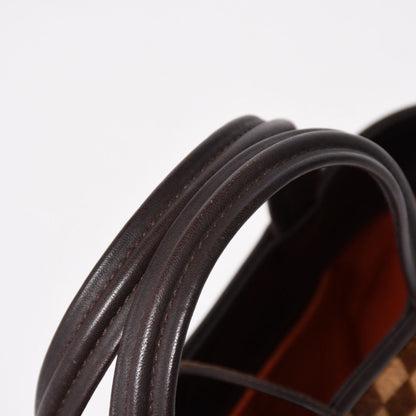 Louis Vuitton Impala Handbag Calf Hair Damier Sauvage Brown Beige — view 6